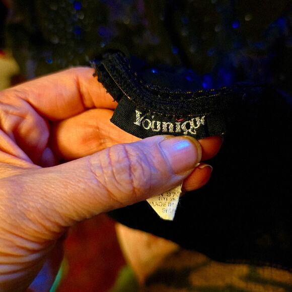 Younique Y2K dark fairy floral midi skirt size small - Picture 4 of 5